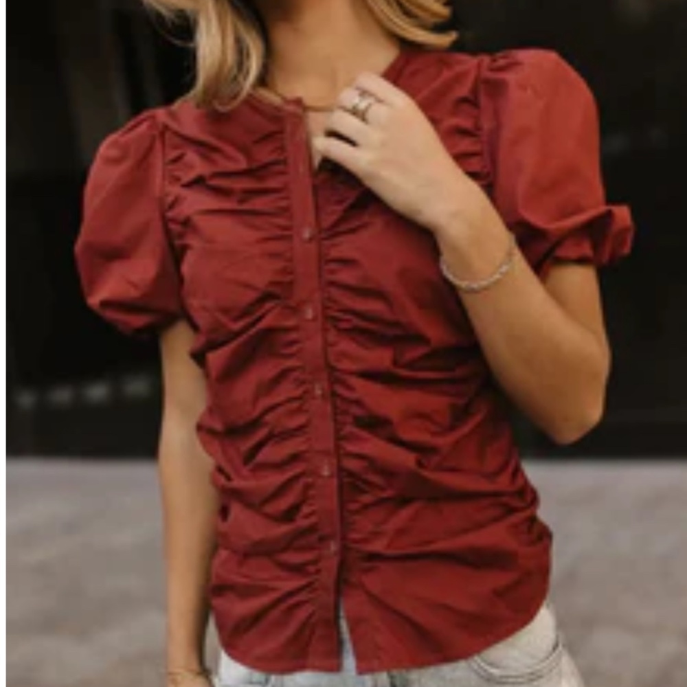 Bohme ruched blouse